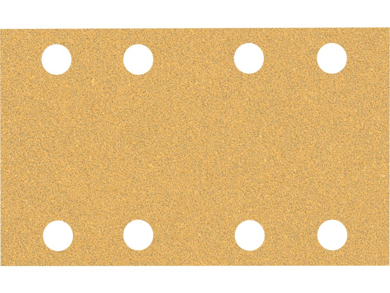 Brusni papir EXPERT Bosch z 8 luknjami za vibracijske brusilnike, Dimenzije: 80x133 mm, Zrnatost: 60, 2608901661